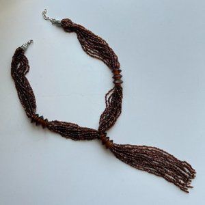 Beaded Retro Necklace Statement Piece